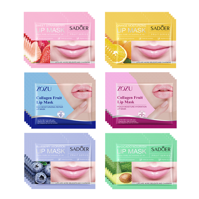 Skincare Omg - 30 stücke Früchte Lippen Maske Feuchtigkeitsspendende