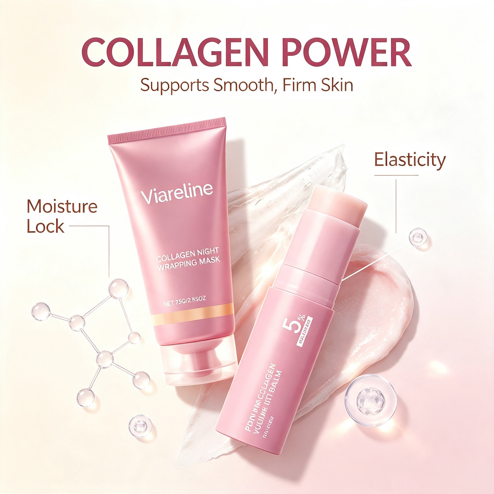 Kollagen Gesichtspflege-Set PD – Skincare Basic Bewertung und Preis