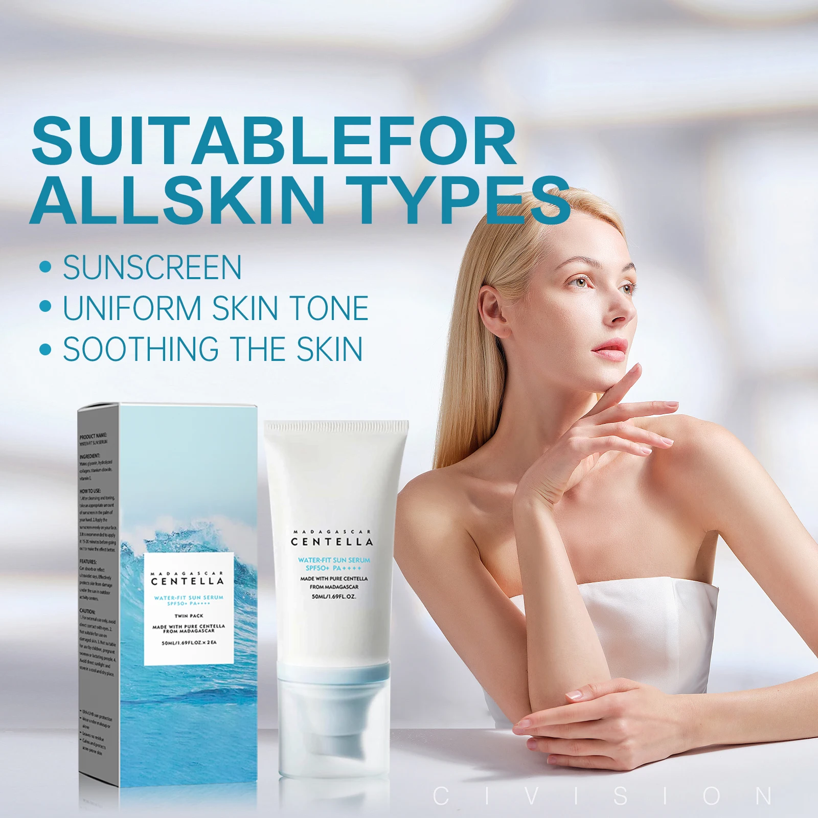 2/1 Stück SPF50+ Sonnenschutzc – Skincare Basic Bewertung und Preis